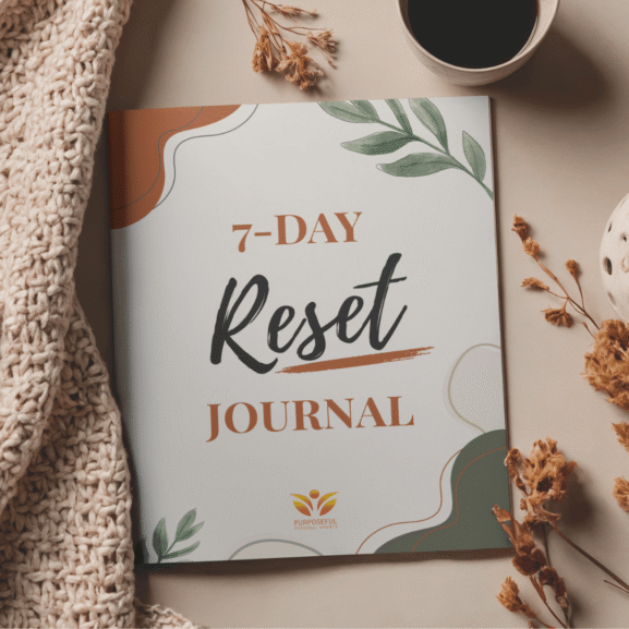 7 Day Reset Journal on table 7 Day Reset Journal